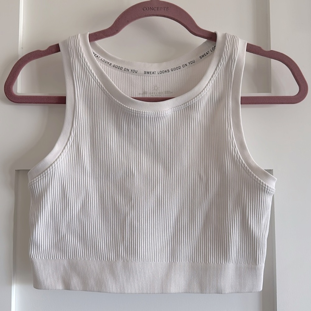 Offline by Aerie- Cropped Ribbed Tank